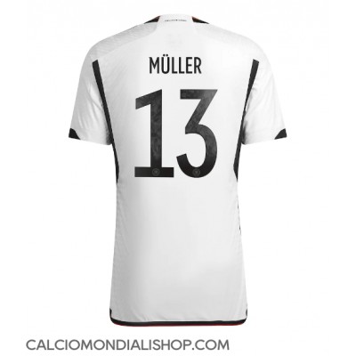 Maglie da calcio Germania Thomas Muller #13 Prima Maglia Mondiali 2022 Manica Corta